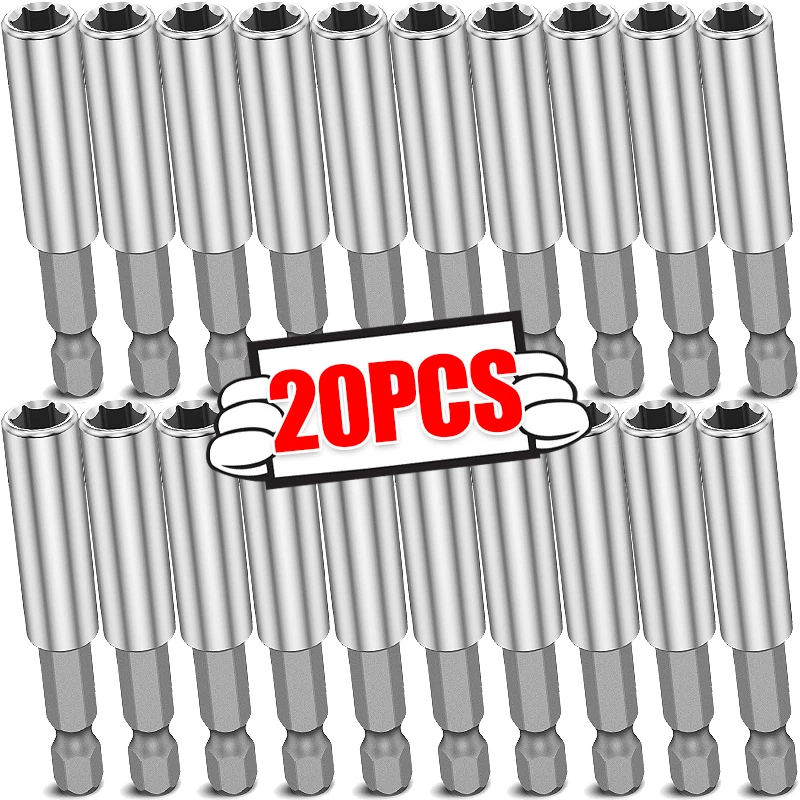 

20/1Pcs Magnetic Drill Bit Holder Drill Extension Magnetic Screwdriver Holder Impact Driver Bit Set Socket Adapters for Repair
