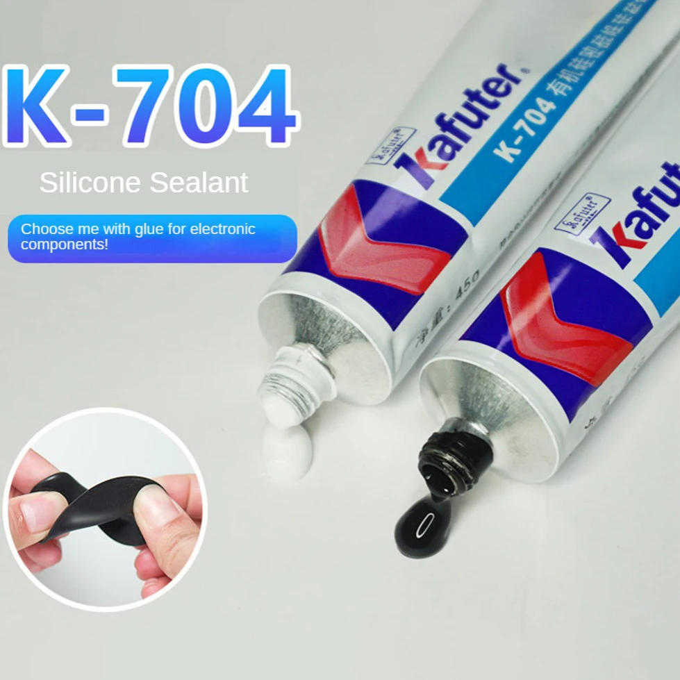 704 Fixed High Temperature Resistant Silicone Rubber Electronic Sealant Sealing Glue Waterproof Silicone Adhesive