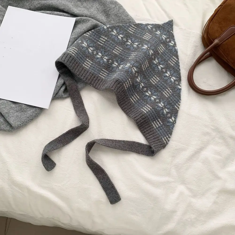 Foulard a triangolo lavorato a maglia con turbante bohémien retrò, grembiule vintage caldo, scialle stampato, fascia in vita stile etnico, streetwear