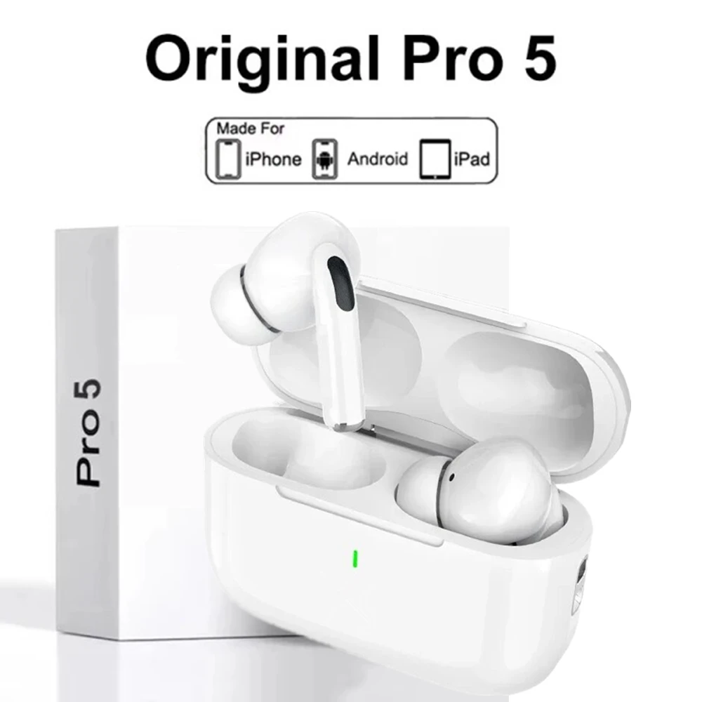 Auriculares originales Air Pro True Wireless Bluetooth, auriculares con sonido HiFi, auriculares con reducción de ruido de baja latencia para IPhone y Android