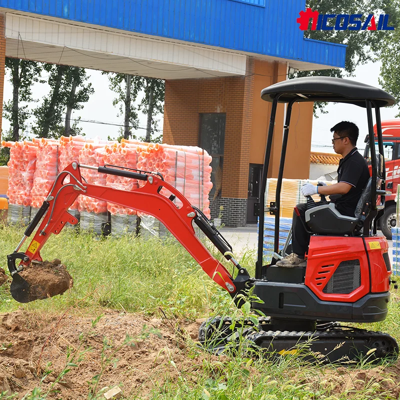 Nicosail 2 Ton Mini Excavators Affordable Price Digger Excavator Mini Pelle Chinese 1.8ton Small Excavator Machine for Sale