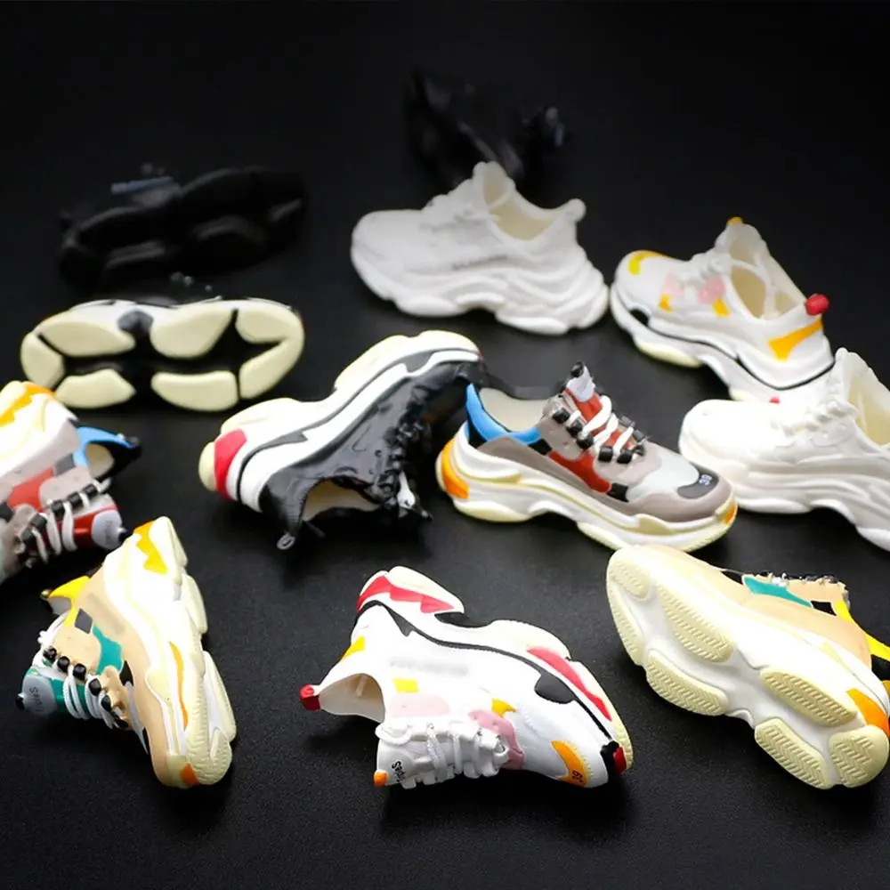 60CM Doll Shoes Plastic Fashion Sneakers Colorful Miniature Old Father Shoes Casual MIni Shoes For 1/3 Bjd Dolls Accessories Toy