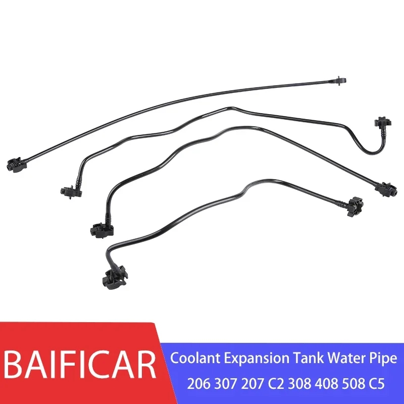 Baificar Brand New Coolant Expansion Tank Water Pipe Hose For Peugeot 206 307 207 301 308 408 508 Citreon C-Quatre C4 C2 C5