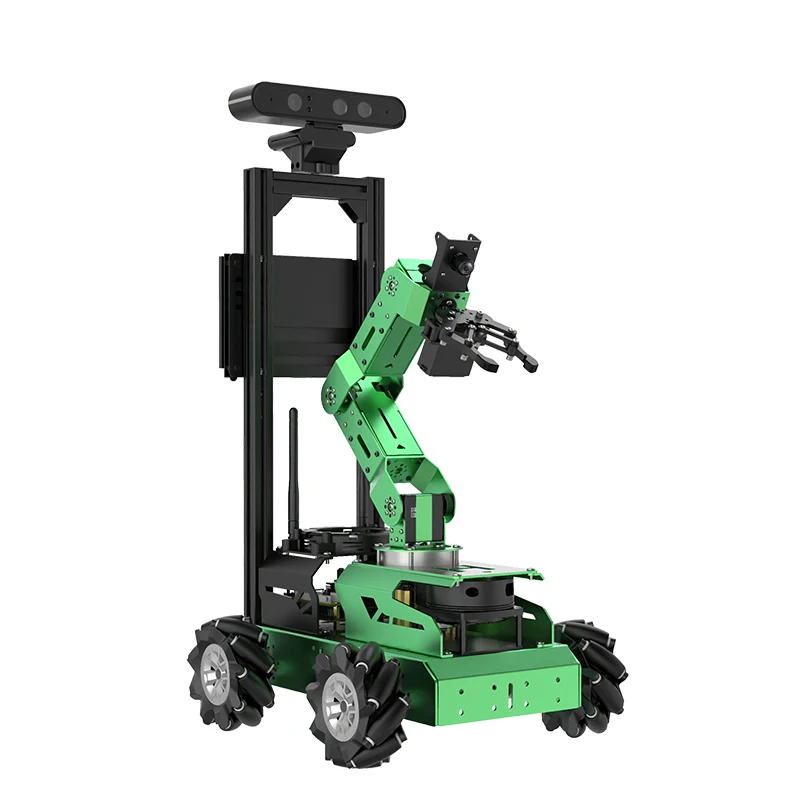 Coche robot, navegación de mapeo, brazo robótico de visión.