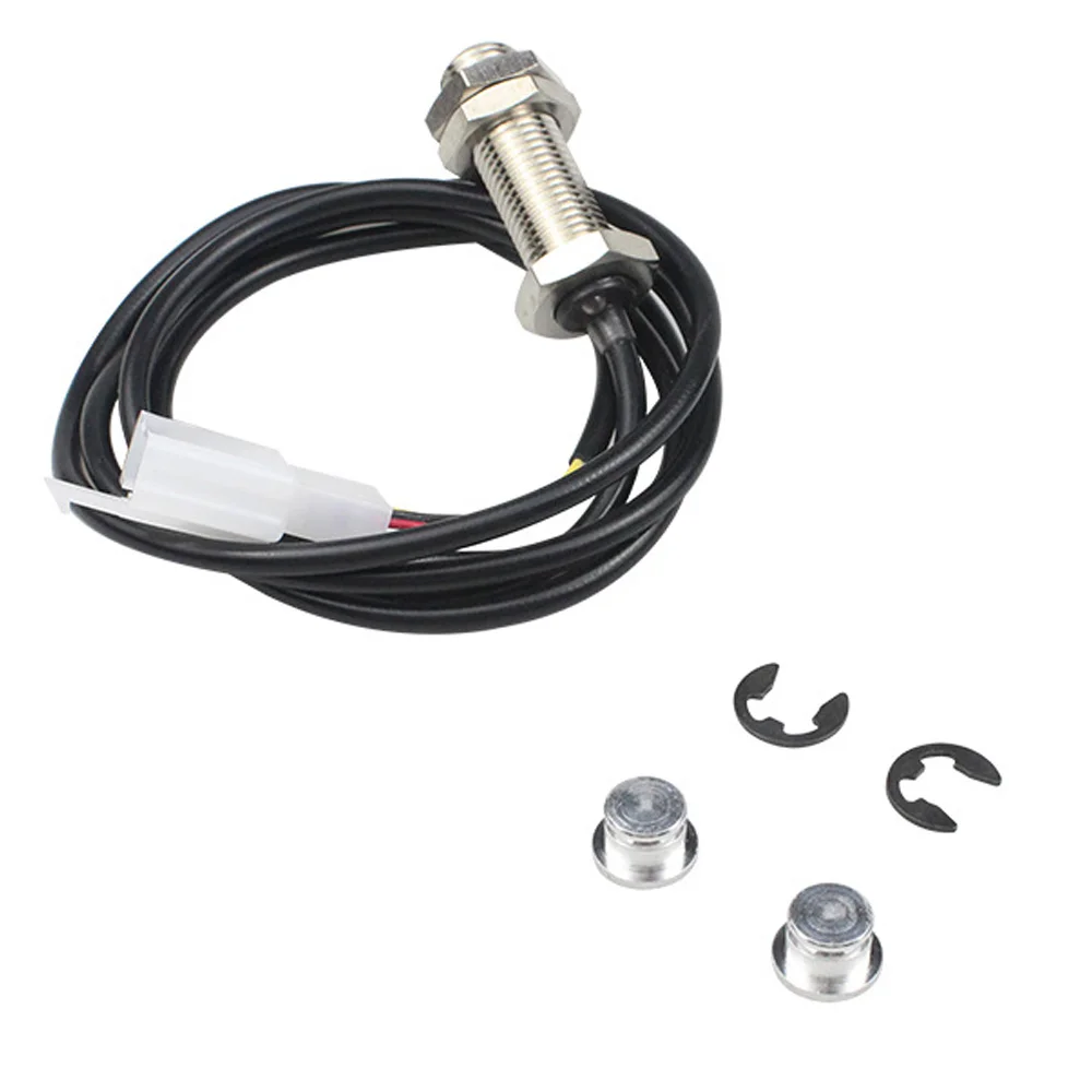 

New Motorcycle Odometer Sensor Cable Scooter Digital Speedometer Magnetic Sensor Replacement Kit With 2 Magnets Car supplies
