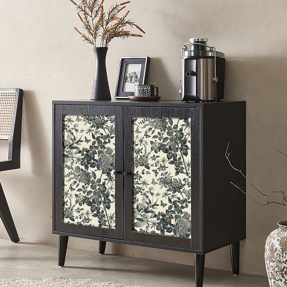 ورق حائط ذاتي اللصق على شكل زهرة ريترو مقاوم للاهتراء وقابل للإزالة لتزيين المنزل ورق حائط مقاوم للماء وقابل للتقشير واللصق