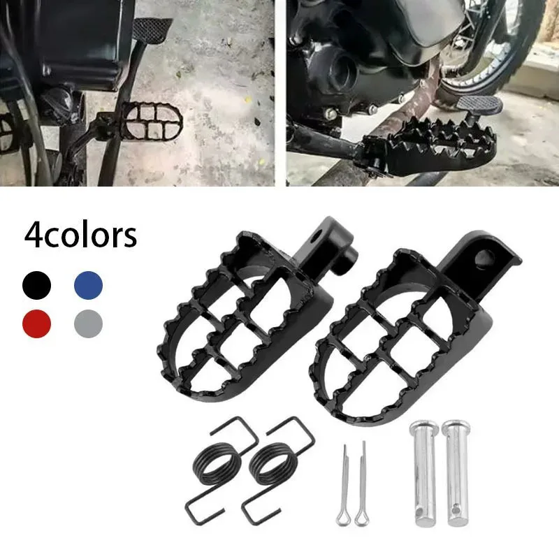 For Yamaha PW50/PW80/TW200 modification accessories - aluminum alloy pedals Anti‑Slip Design For Confident Riding