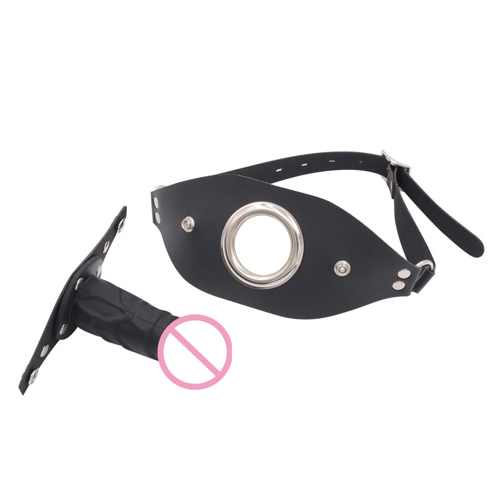 الكبار دسار لعبة الجنس BDSM الفم الكمامة الإناث الاستمناء القضيب مثليه يمكن ارتداؤها دسار زوجين SM الرقيق الفم الكمامة الاستمناء اللعب #1