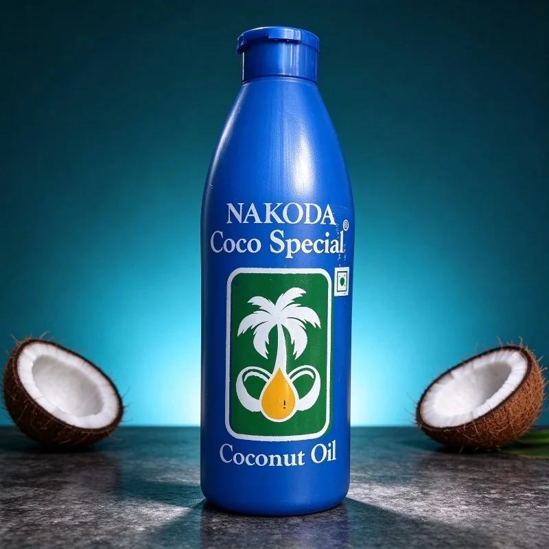 Nakoda Indian Coconut Oil, Moisturizing for Skin & Hair, Natural Nourishing Care, Multi-Purpose Beauty Oil 175ml
