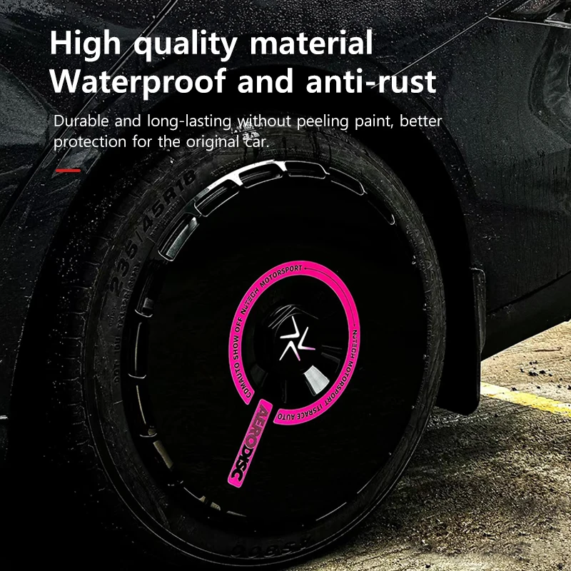 VASTZ for Tesla Model Y 19in Tire Wheel Covers Full Coverage Personalized Custom Hubcaps Rim Protector Replacement Accessories