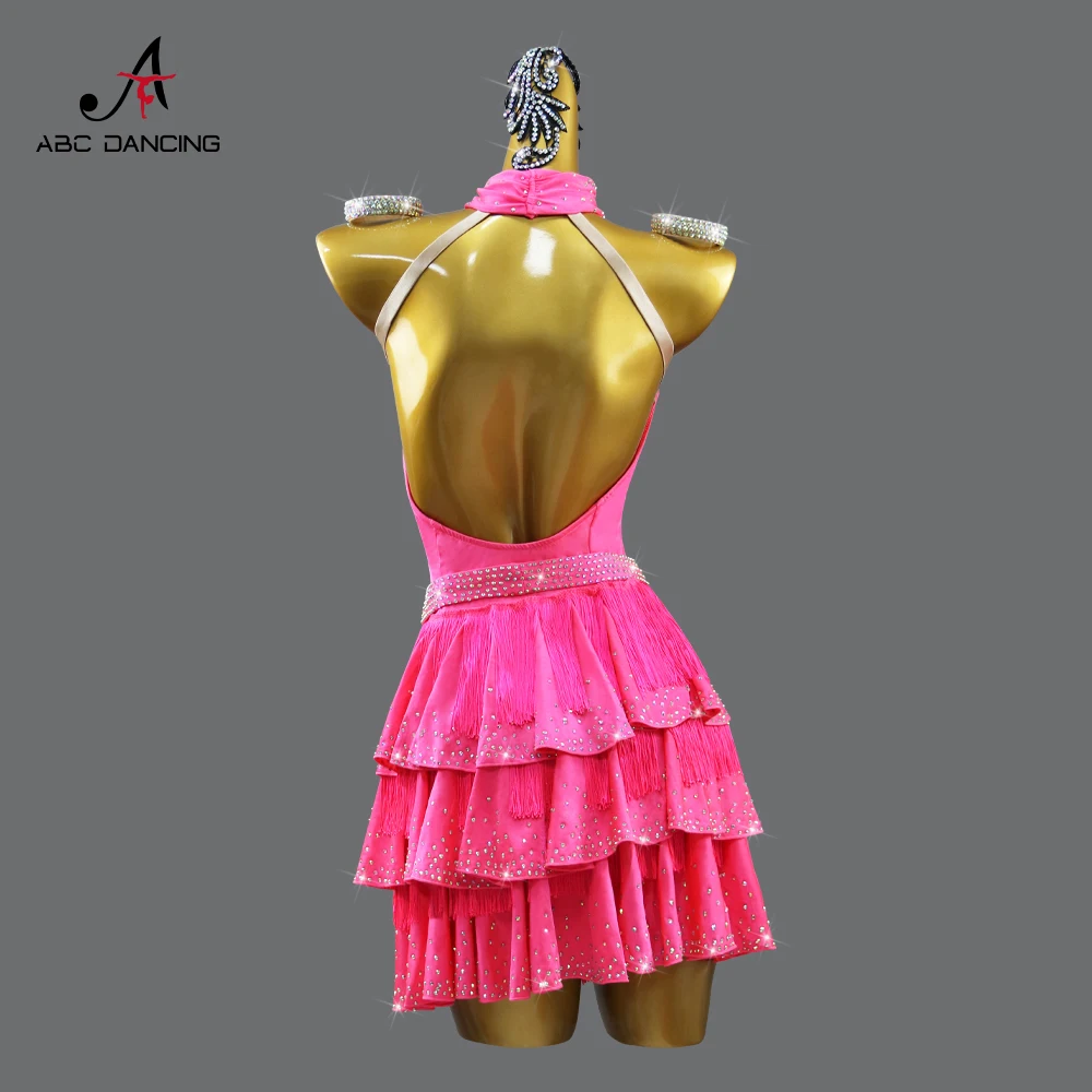 New Latin Dance Wear Women 2026 Party Dress Sexy Fringe Skirt Stage Dancewear Costume Sport Suit Samba Clothes Girls Outfit Prom