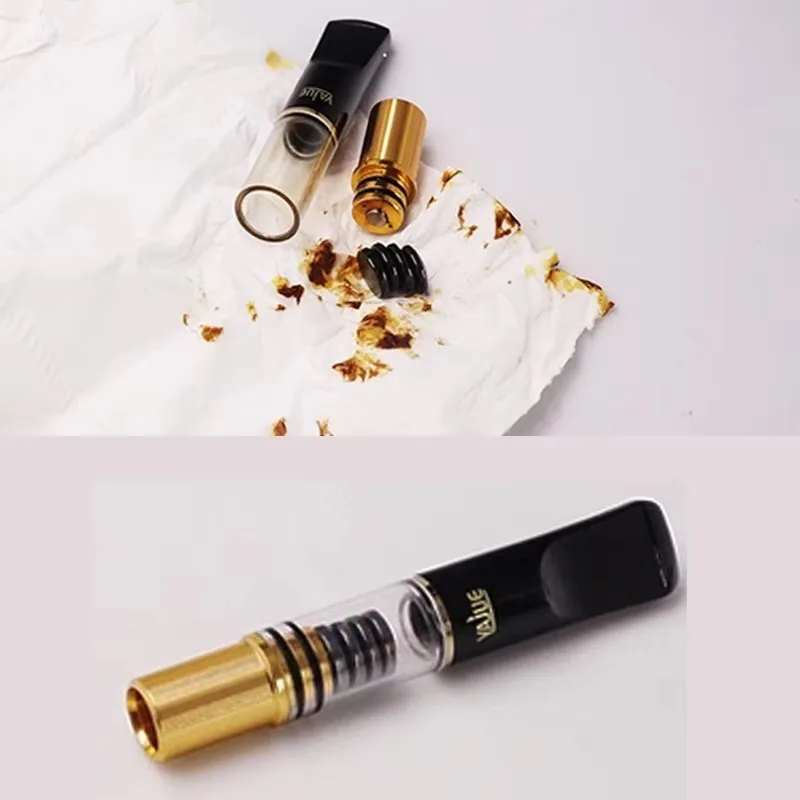 Remove to Clean Microfilter Tobacco Filter Reducing Tar For 8mm Middle Holder Reusable Portable Smoke Mouthpiece Smoking Tool