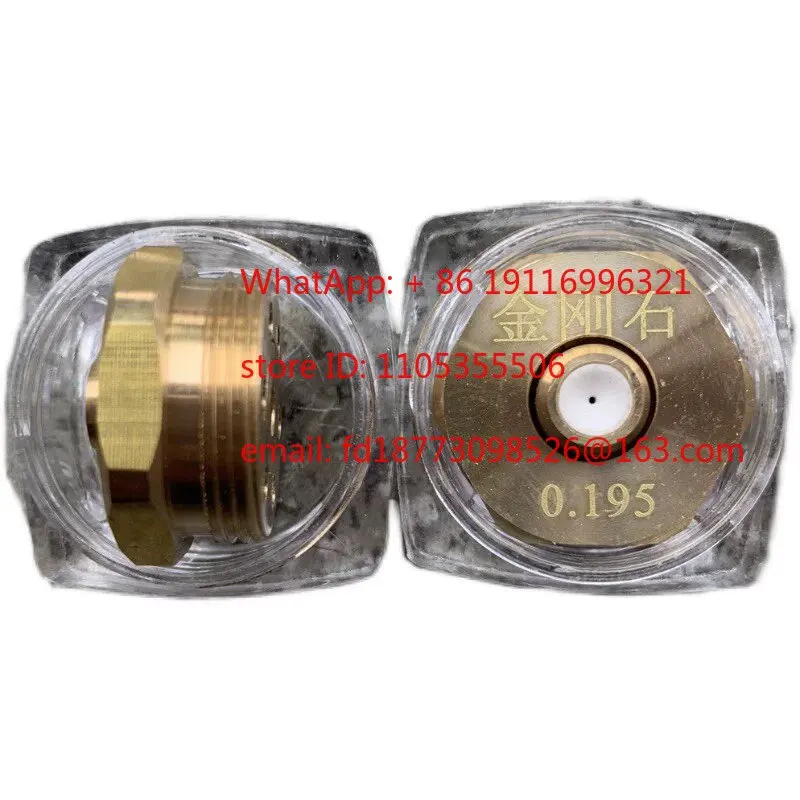 

1PCS Wir-e cutt-ing accessories, medium s-ilk noz-zle, ru-by eye m-old, gu-ide w-ire no-zzle eye mask 0.195