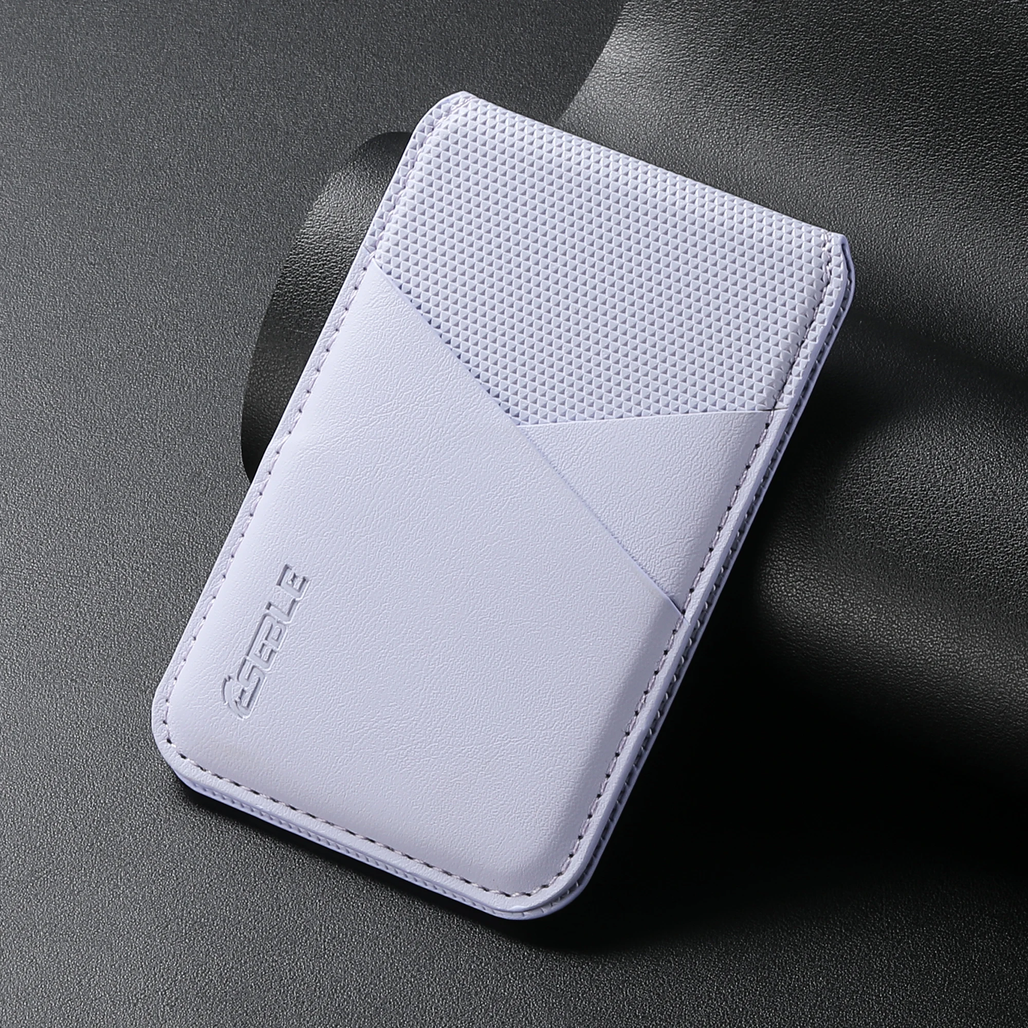 Luxuriöser Handy-Kartenhalter aus Leder für Magsafe, magnetisch, für iPhone und Samsung Galaxy Smartphone, RFID-Anti-Skimming-Bank-ID-Karte