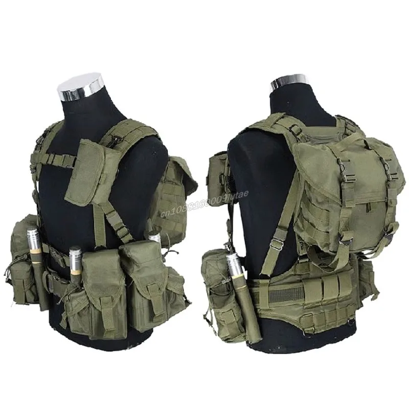 Tactical Smersh Vest Adjustable Lightweight Hunting Plate Carrier Equipment Special Forces Cosplay Props Breathable MOLLE Vests