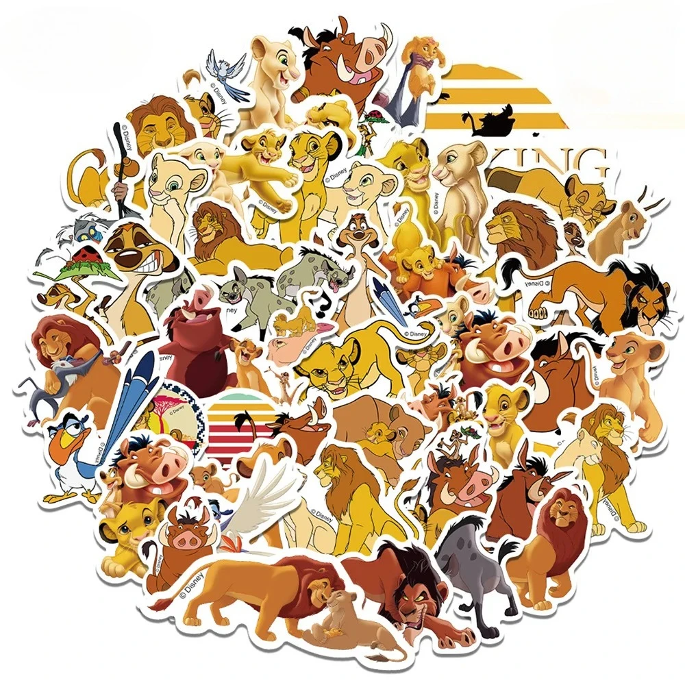Cute lion Party Stickers Carto - Kids Toys Laptop 评论和价格