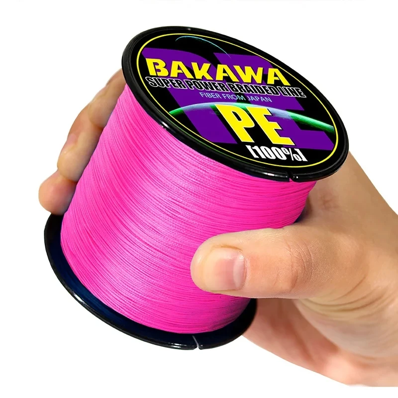 BAKAWAV 4 Braided Fishing Line 300M Multifilament Fly Sea Carp Super Strong Weave Smooth Sea Saltwater Extreme PE Wire Tackle