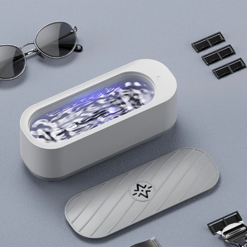 Portable Low Noise Ultrasonic Machine For All Jewelry, Eyeglass, Watches, Coins, Razors