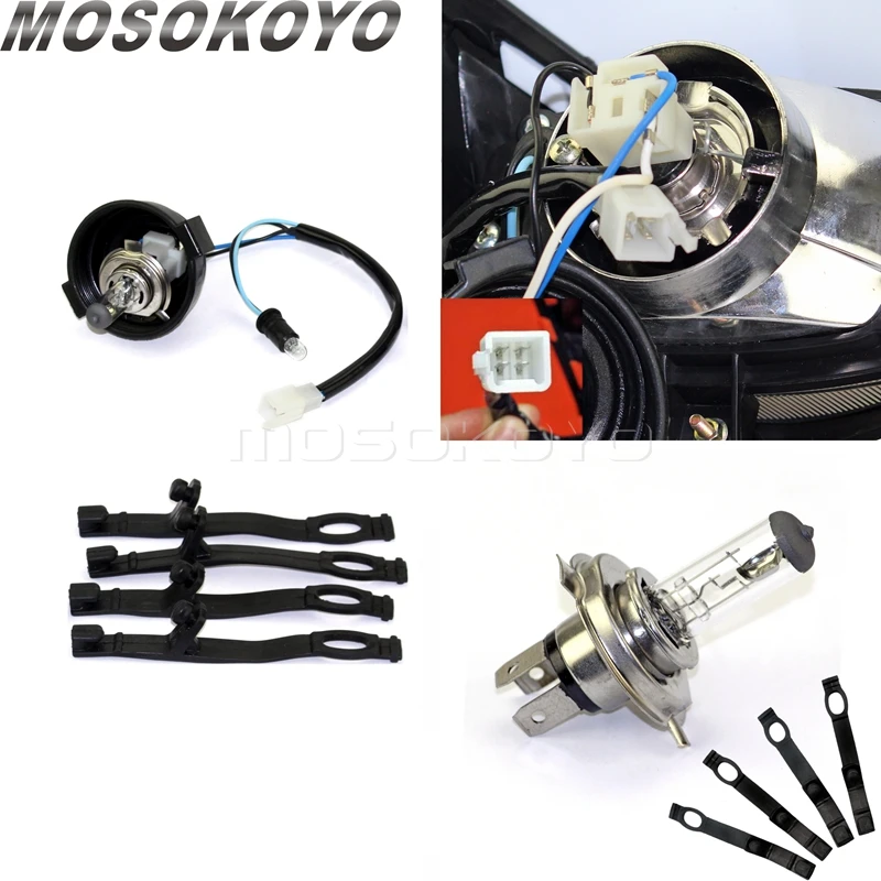 For Suzuki DR650 DRZ RM RMZ RM-Z 650 125 250 450 TE TX TC Yamaha Dual Sport Dirt Bike Headlamp Fairing Headlight Front Lighting