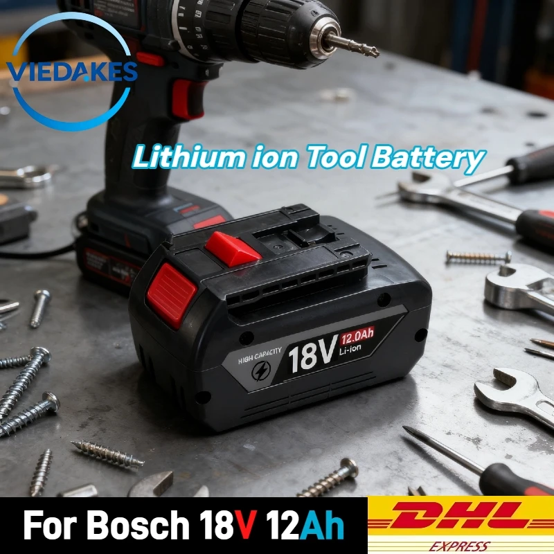 🏅Original 100% for BOSCH 18V Battery Rechargeable Battery for BOSCH 18V 12000mAH Existing Tool Recha