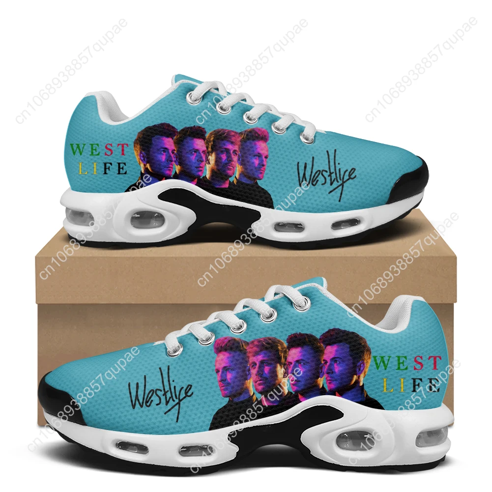 Westlife Band Air Cushion Sneakers Mens Womens Hip Hop Rock Lightweight Sports Shoes Custom Couple Cool Popular Leisure Sneaker