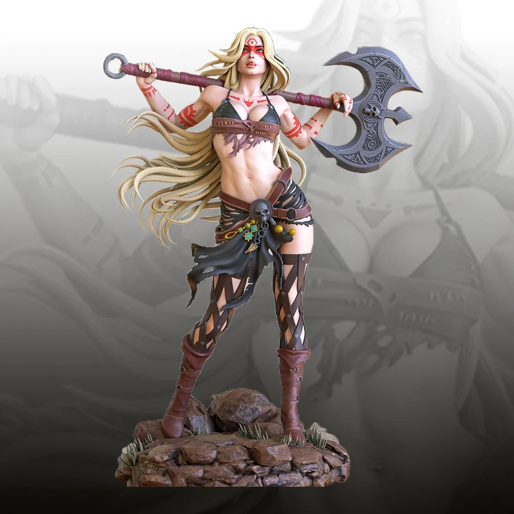 Barbarian 1:24 Miniature Resin Plastic Model Kit Unpainted Resin Model Kit A134