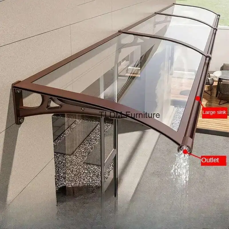 

Modern Multifunctional Awning for Outdoor Electrical Box Rain Cover Large Sink Awnings Simple Household Terrace Awning for Hotel