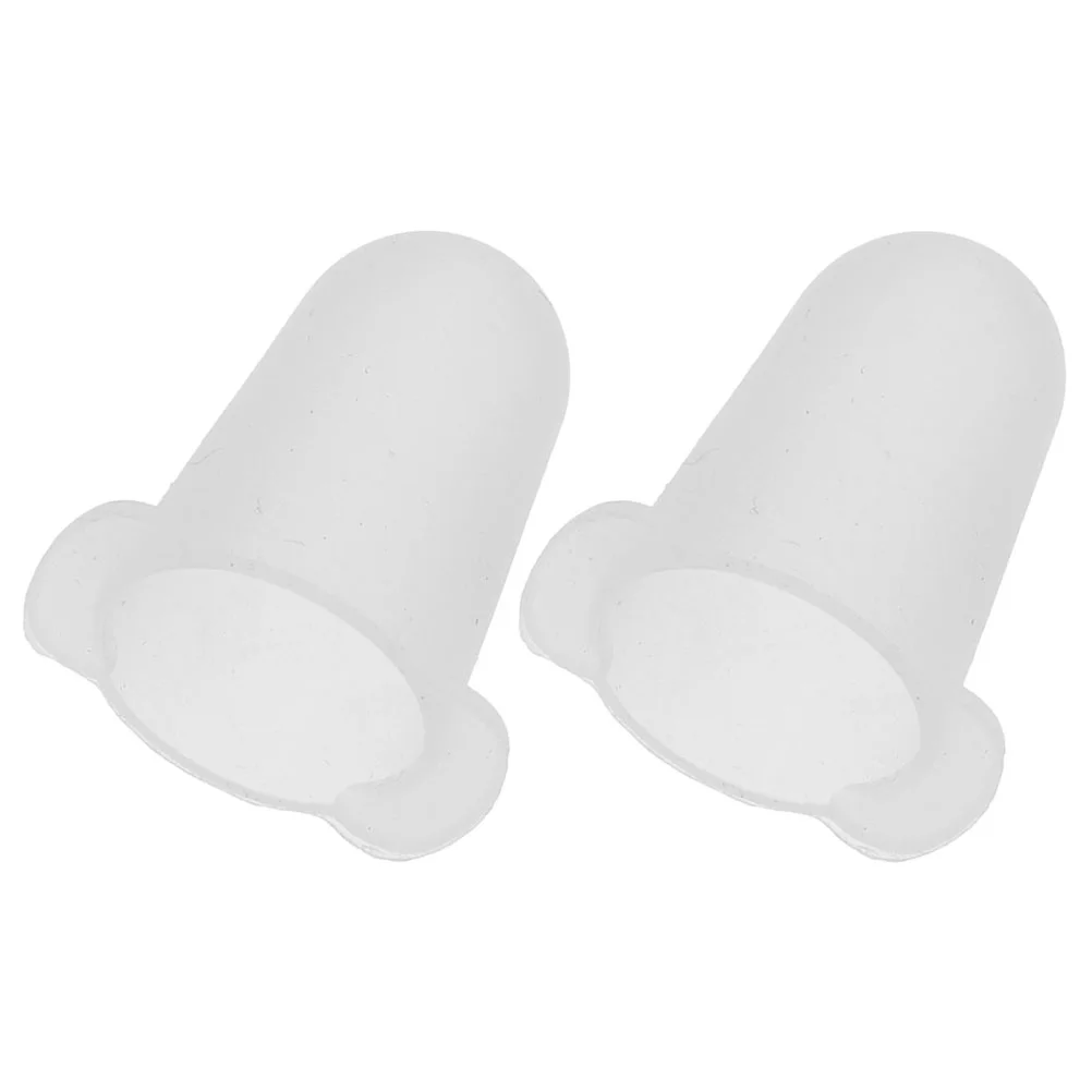 2 Pcs Protective Cap for Piping Tips Cake Pipping Sleeves Convenient Silicone Covers Baking Nozzle