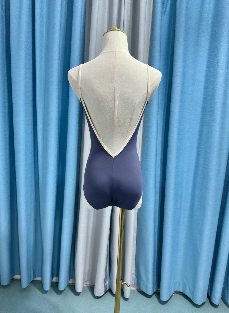 Ballett Overall Frauen hochwertige Tanz Trikot Erwachsenen ärmellose Ballett Tanz Praxis Anzug neue Yoga-Kleidung – Detail 9
