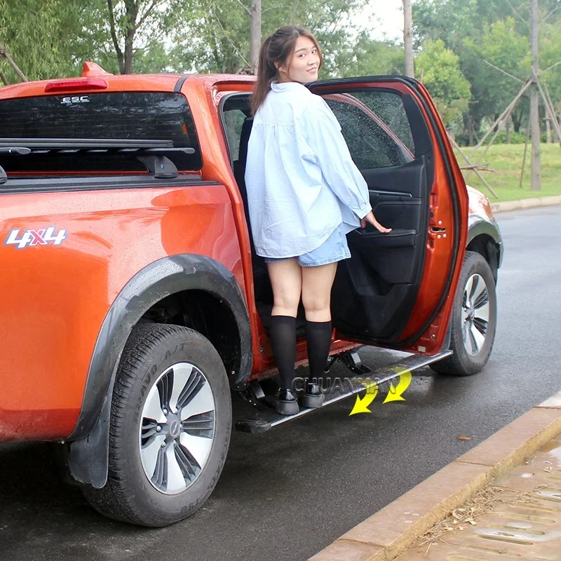 High Quality Aluminum Alloy Electric Retractable Running Boards Tacoma Side Steps for Jeep Wrangler