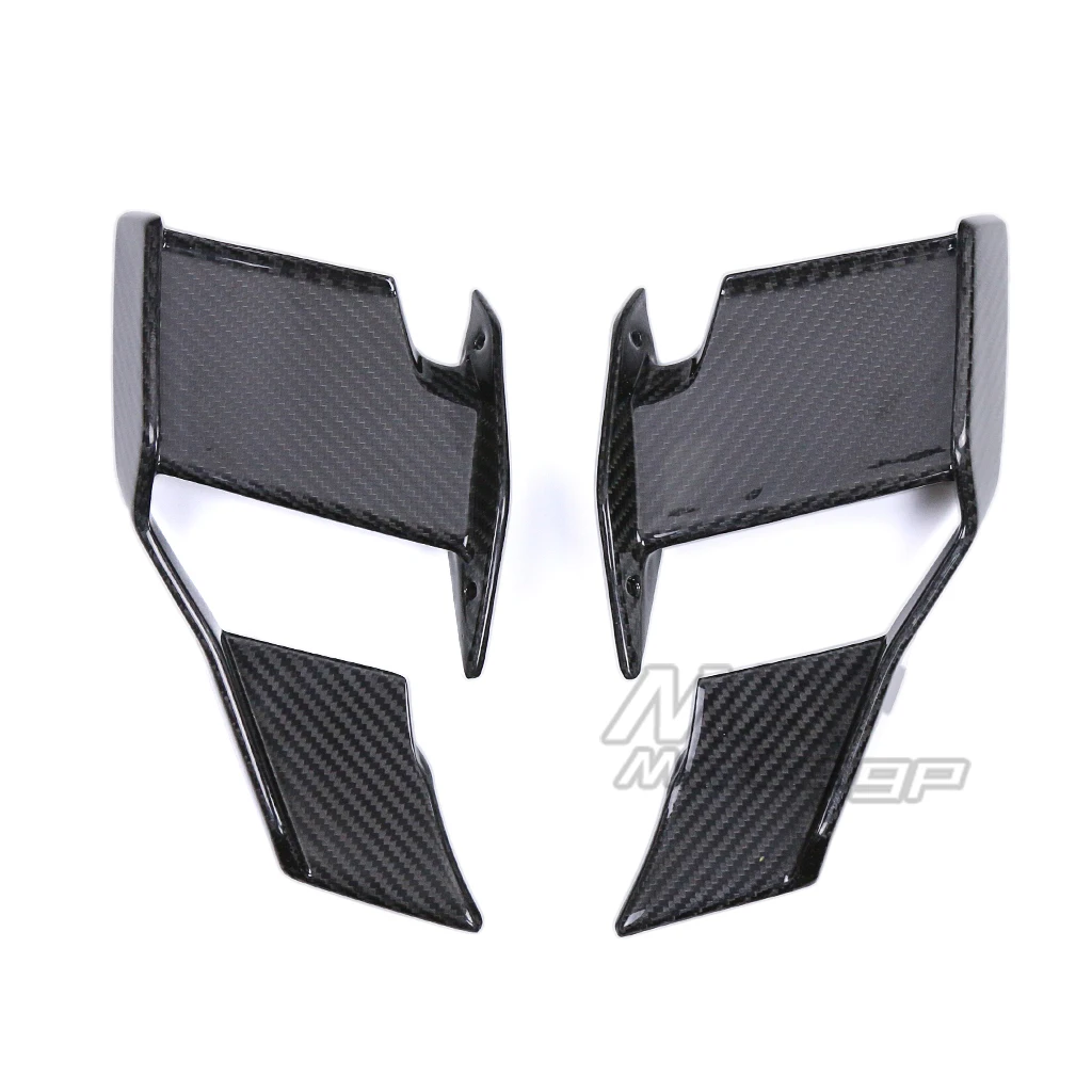 Carbon Fiber Winglets Set Air Deflector Fairing For BMW S1000R S1000 R 2021 2022 M1000R 2023 Motorcycle Fixed Wings Spoiler