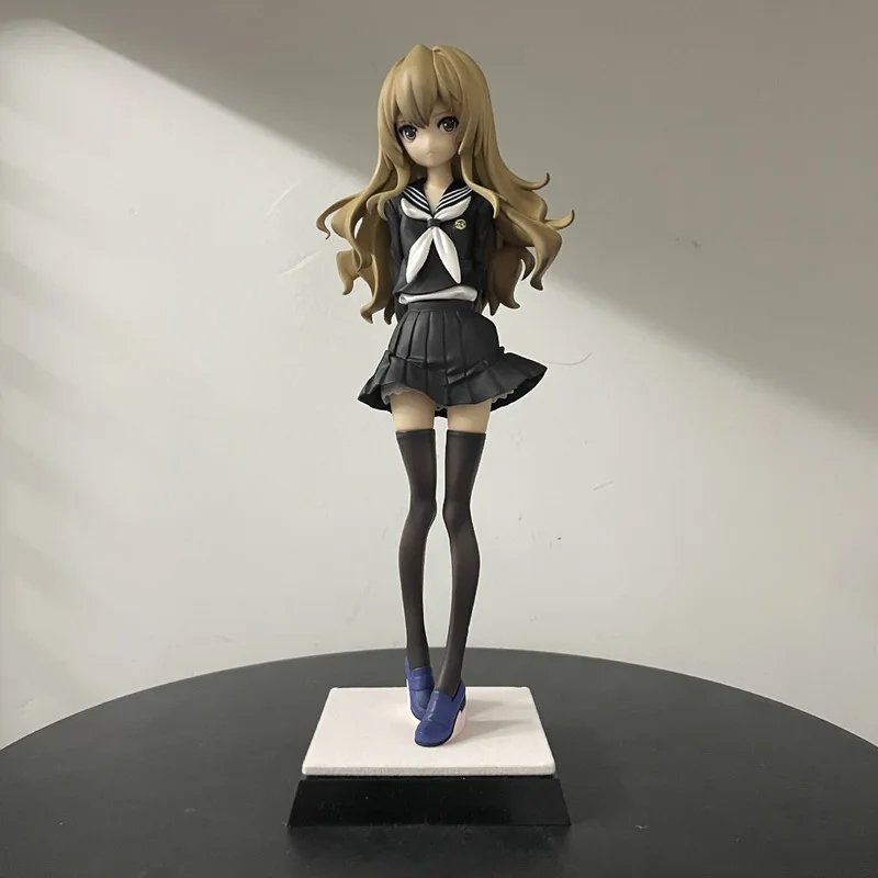 25 سم نمر × التنين! Aisaka Taiga زي مدرسي أنيمي فتاة نموذج لجسم تمثال جمع سطح المكتب زينة زخرفية اللعب الهدايا