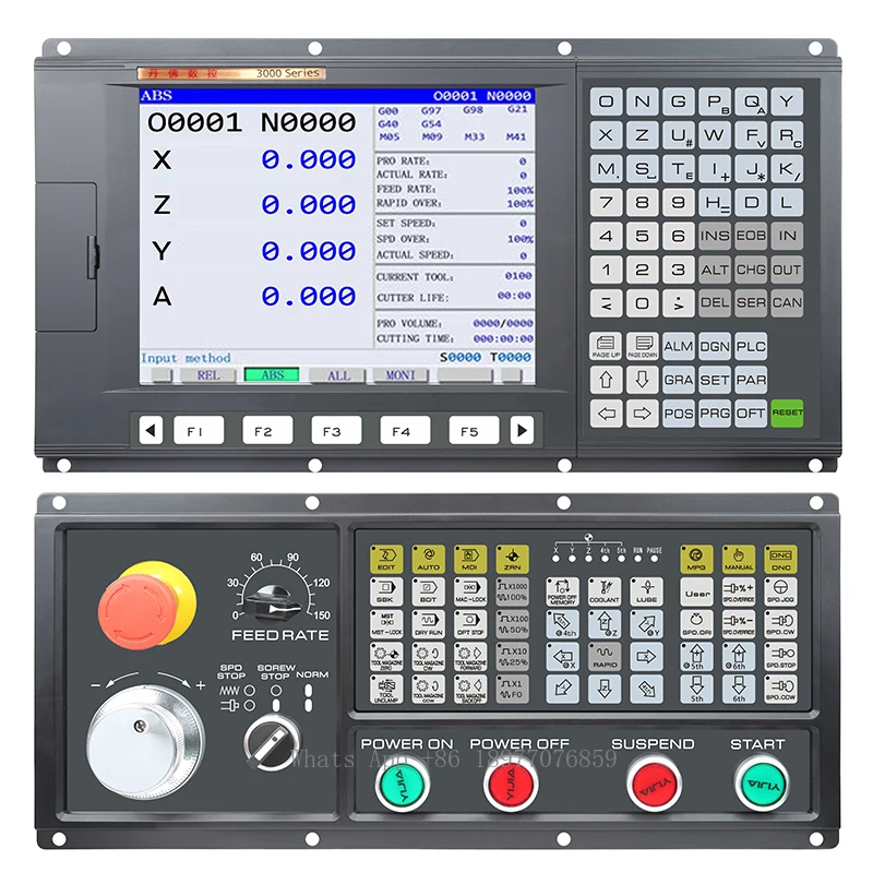 Similar To GSK's CNC Controller Panel 4-axis CNC System Kit With ATC+PLC CNC Lathe Controller