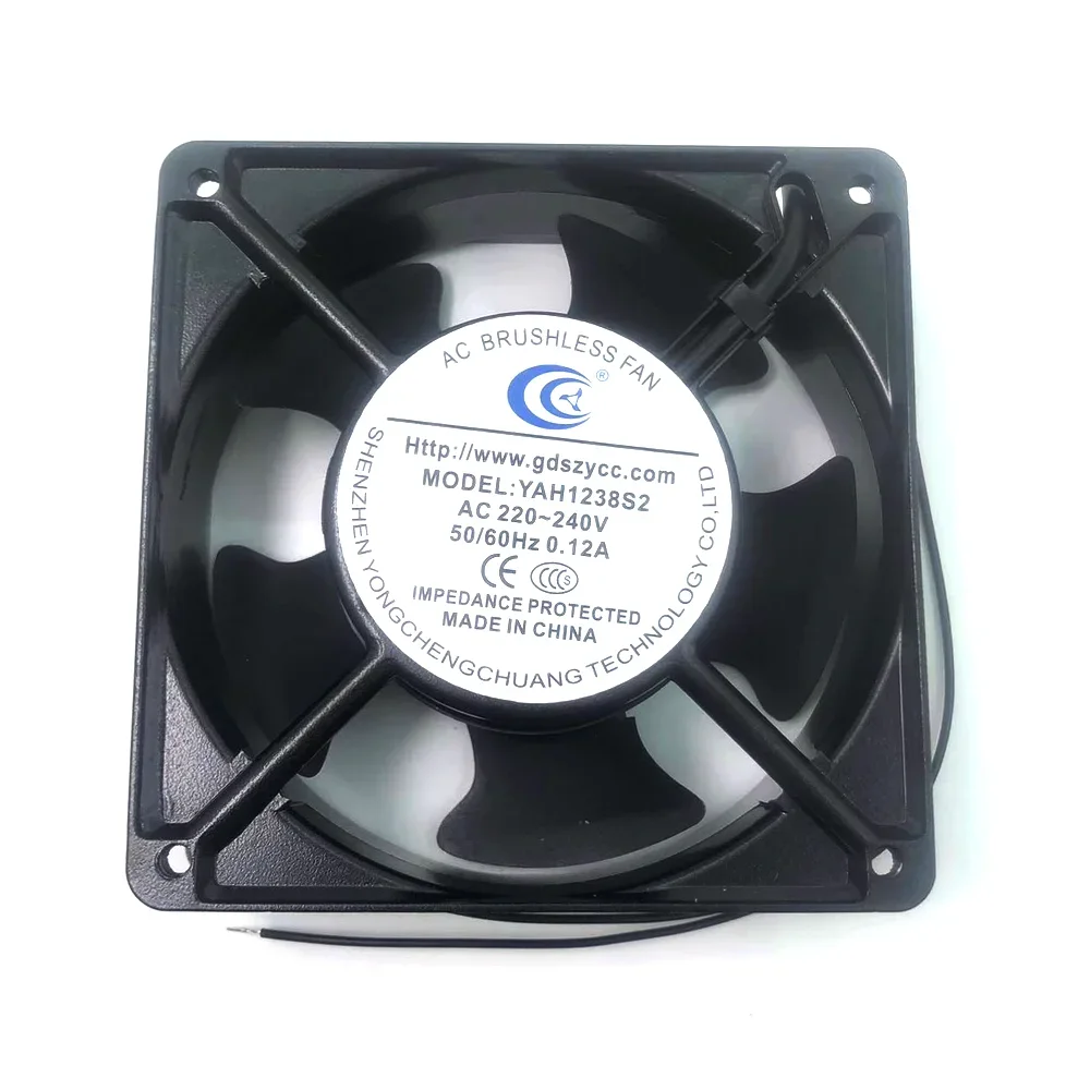 

+New 12cm forWelding machine specific 12038 fan AC-220V fan YAH1238S2 all copper argon arc welding cooling fan