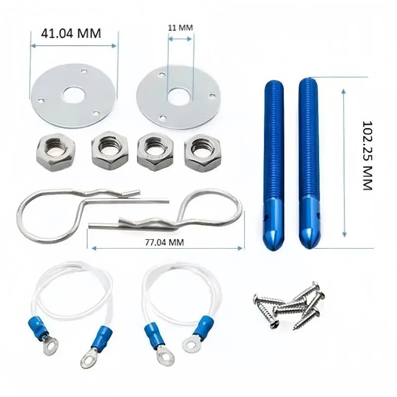 Bonnet Hood Pin Hood Pin Lock Bonnet Hood Pin Pins Lock Kit For Racing Sport Car Hood Pin Lock