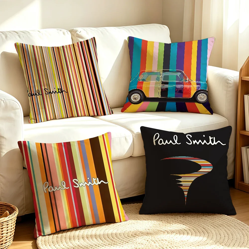 Brand P-Paul Fashion S-Smith-S cushion cover Soft Smooth Hidden Zipper Washable Decorative Couch Office Housewarming Gift