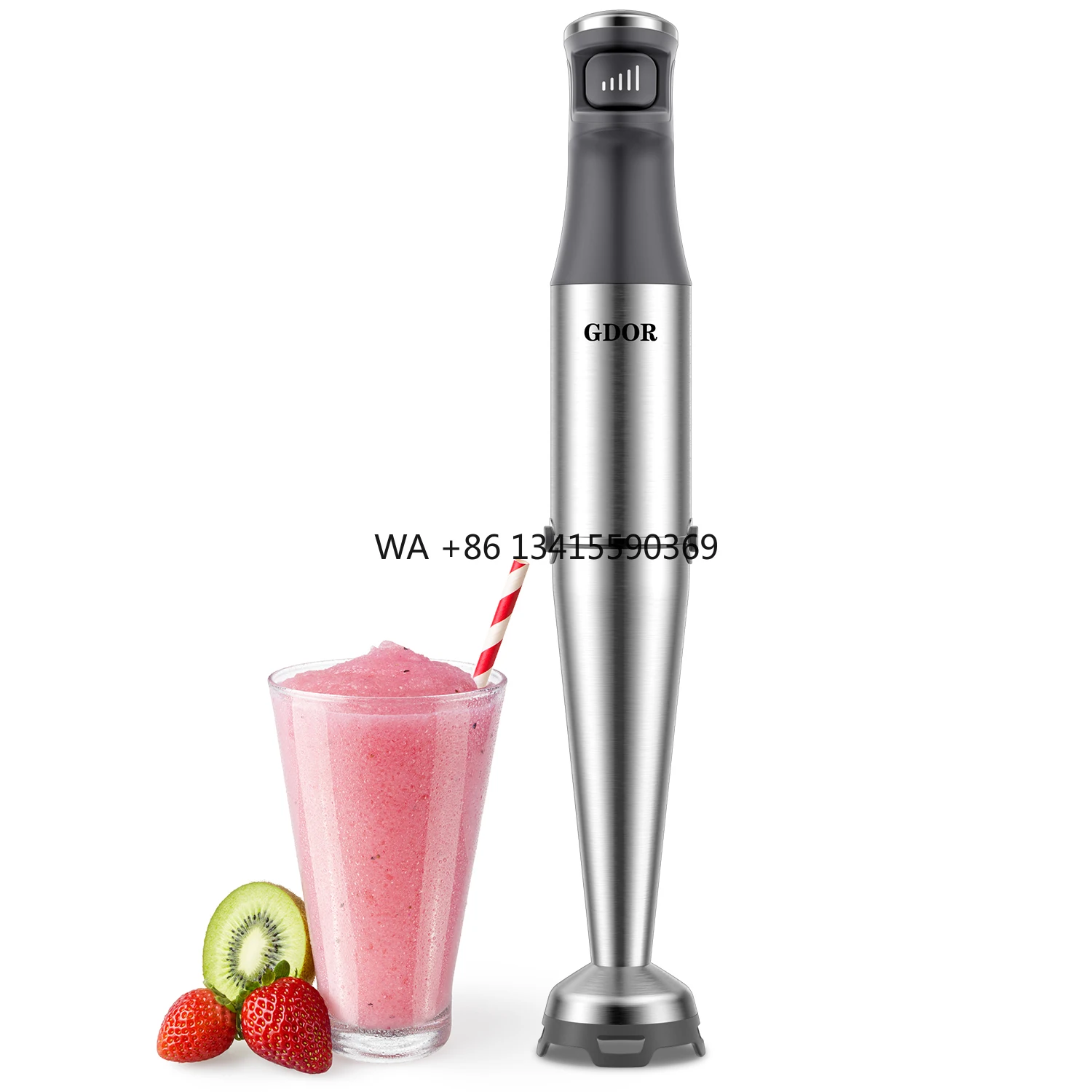 

Hand Held Stainless Steel Stick Emulsifier for Making Baby Food Soup Puree Cake Cappuccino Latte Immersion Blender