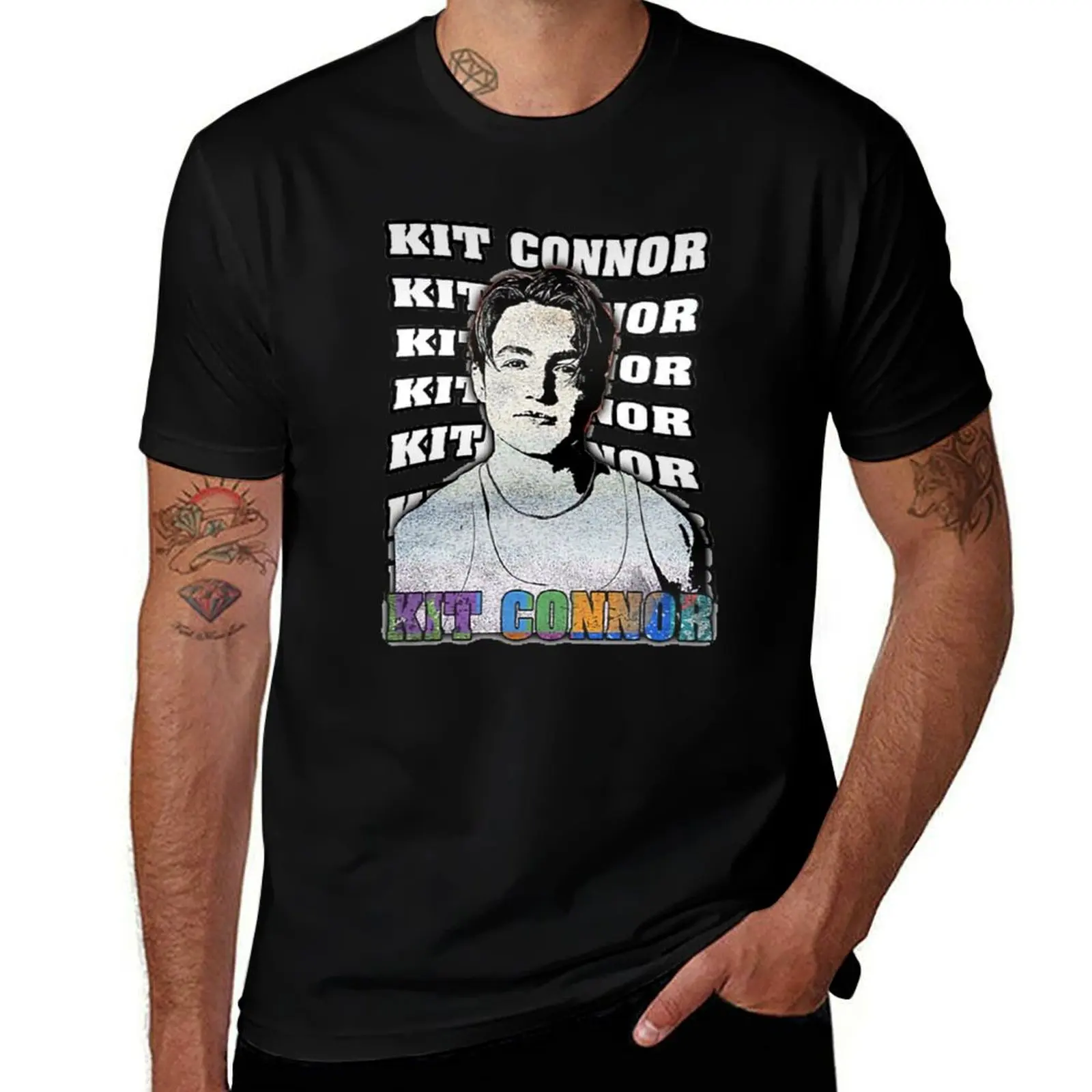 

Kit Connor a Kit Connor T-Shirt oversize t-shirts man rapper graphic tees slim fit t shirts for men