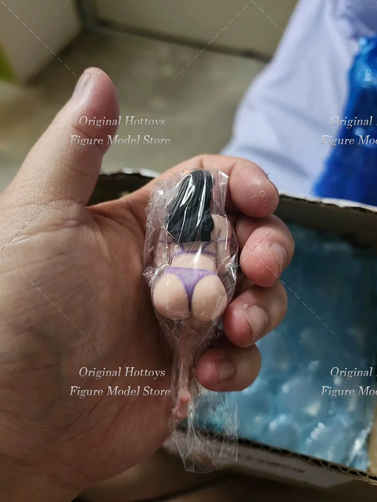 

1/16 Scale Female Soldier Purple Bikini Mature Beauty Mini Realistic Sculpture Full Set About 8.7cm Action Figure Doll Gifts