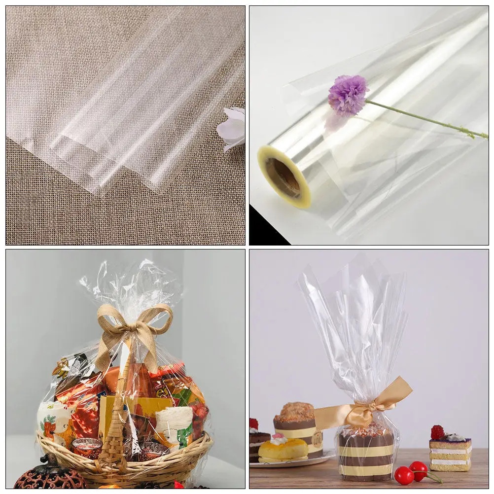 2-rolls-food-safe-clear-flower-wrap-film-transparent-gift-wrapping-sheet-for-florists-wedding-favors-biscuits-handicrafts