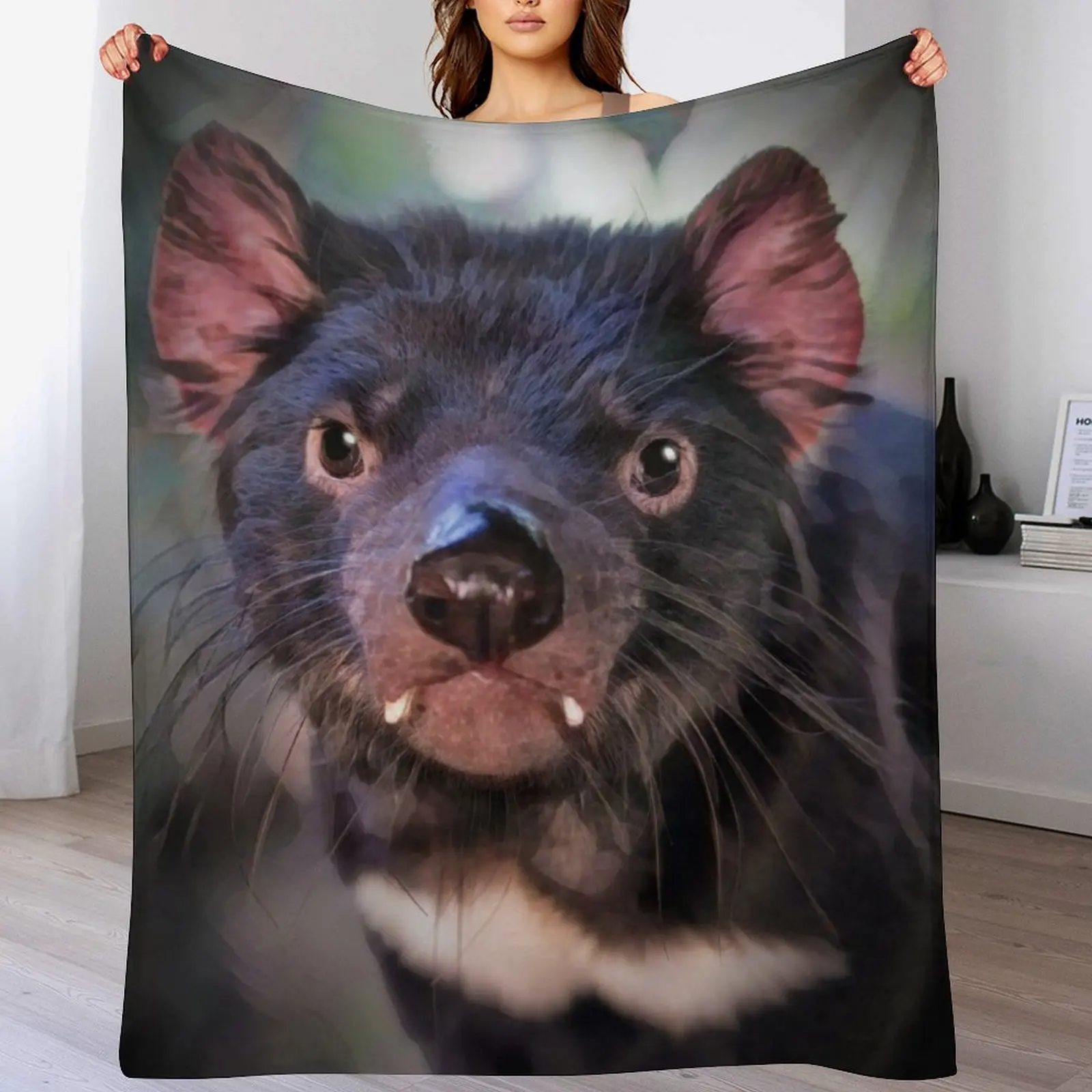 

Australian Tasmanian Devil Throw Blanket decorative Bed linens Beautifuls christmas decoration Blankets