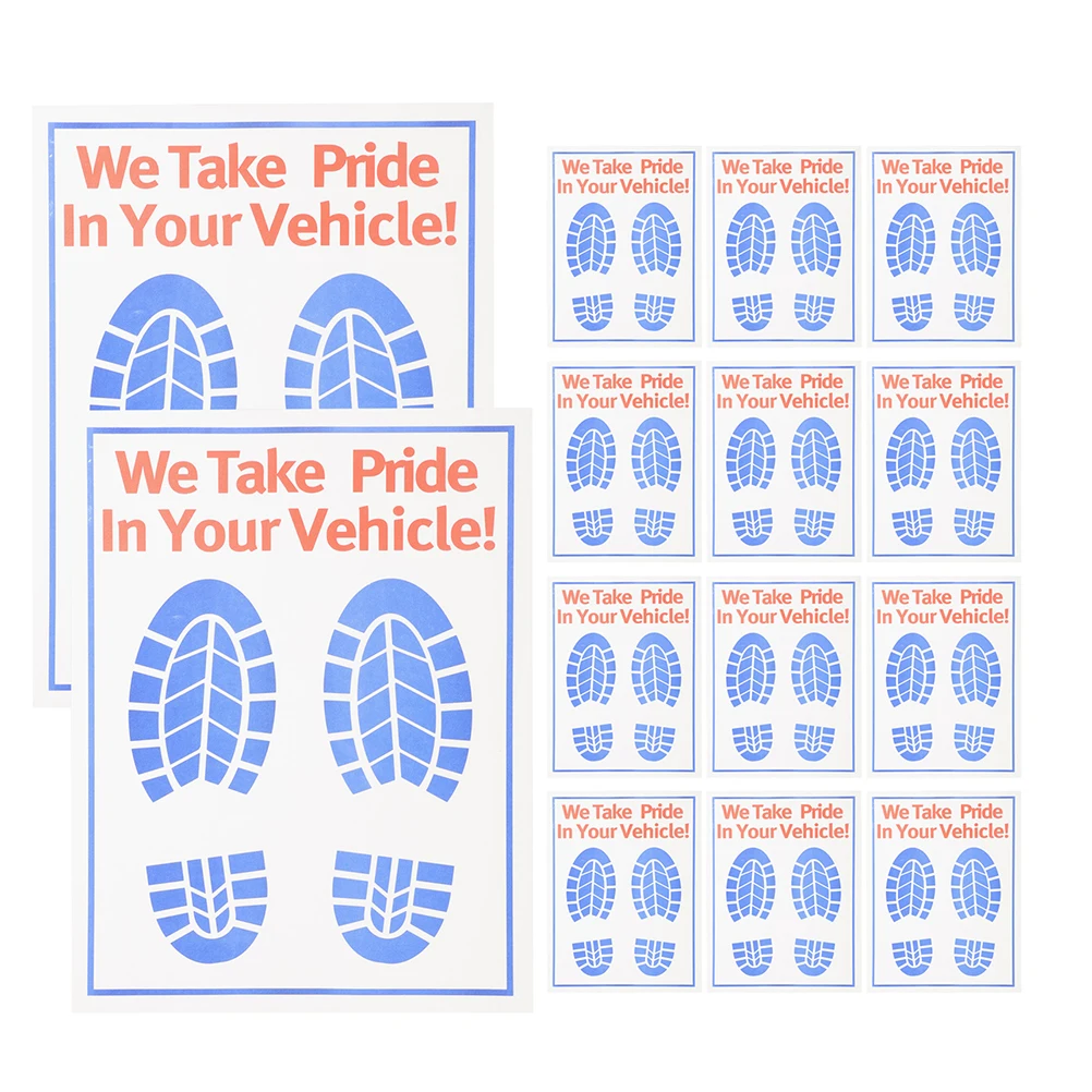 

25pcs Floor Mat Kraft Disposable Wash Floor Mat Car Mats for SUV Truck Rubber Waterproof Accessories
