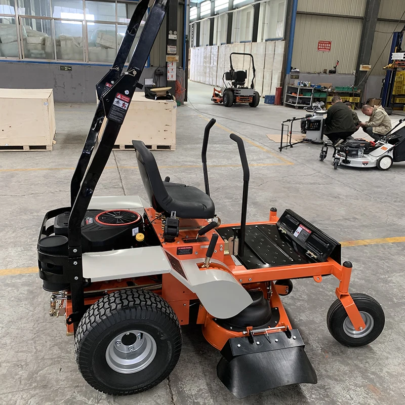 Durable Use 27Hp Big Power Riding on Zero Turn Lawn Mower Fast Speed Grass Cutter