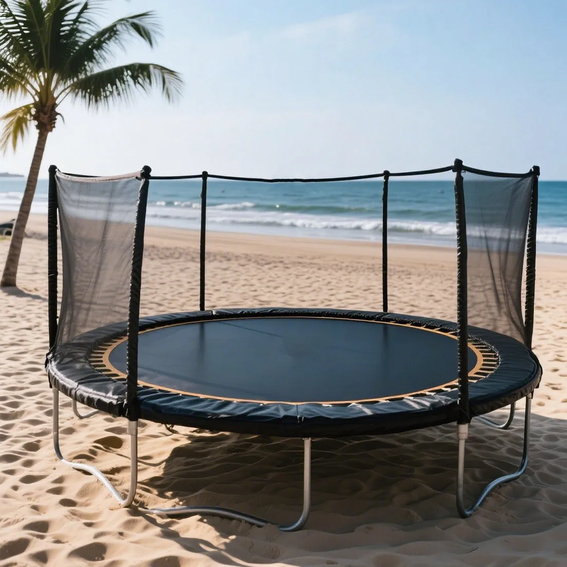 15 feet trampoline elastic cloth, spot supply, many years of production experience, size reservation trampoline mesh