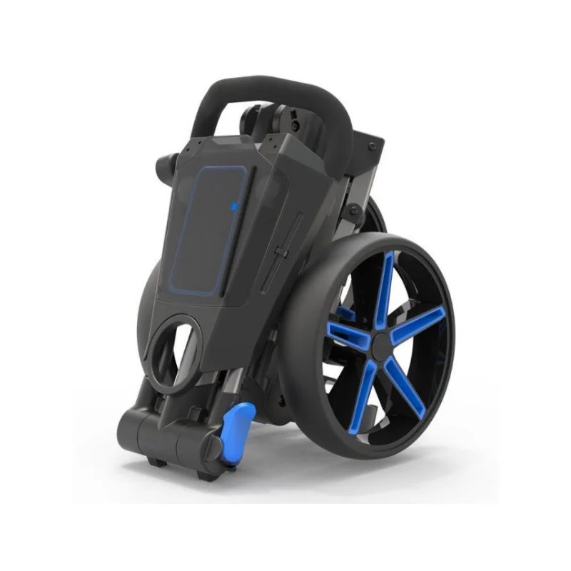 

Compact Folding Golf Cart with Ergonomic Handle & Footbrake Multi-Feature Storage Hot Deal On-Course Convenience Golf Trolleys