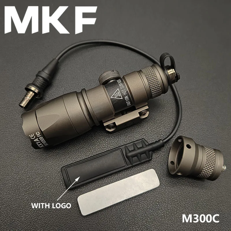 Tactical SF M300 M300A M600C Surfire Scout Light M600 Flashlight Airsoft Rifle Hunting Field LED Weapon Lights Sight 20MM Rail