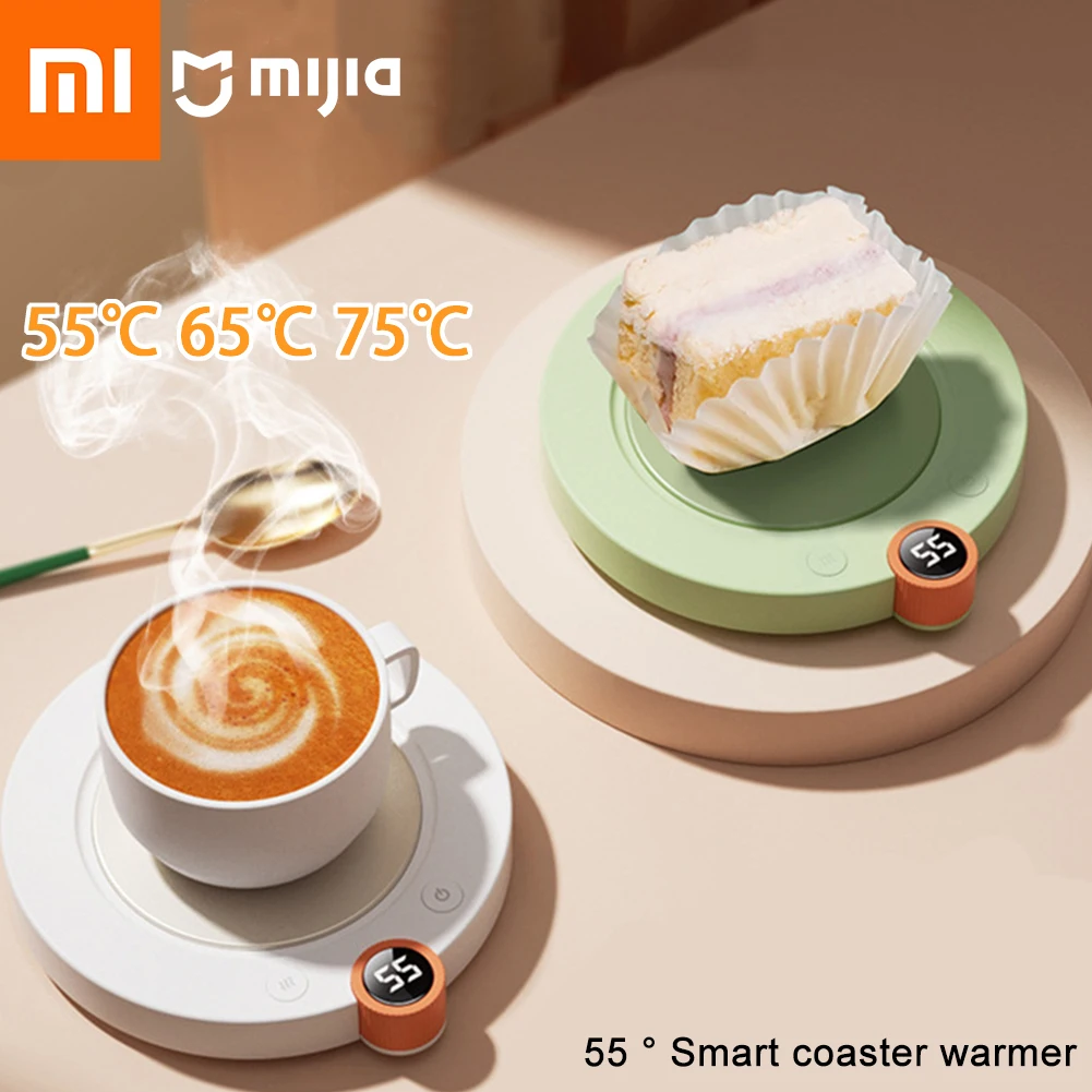 

Xiaomi Youpin Smart Thermostatic Coaster Portable Coffee Mug Heating Coaster 3 Gear Digital Display Adjustment Timing Heater New