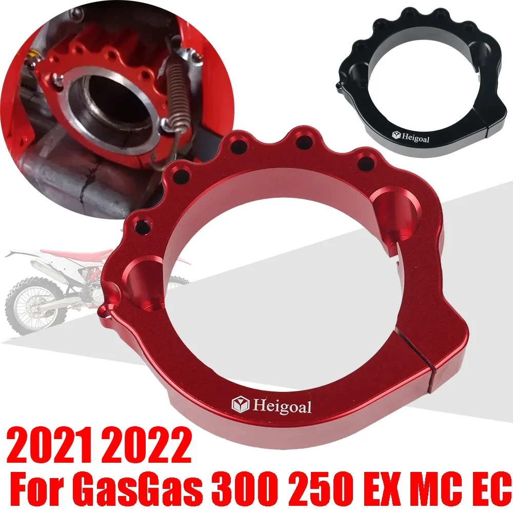 

For GasGas Gas Gas EX MC EC 300 250 EC250 EC300 2021 2022 Accessories Exhaust Tip Muffler Pipe Clamp Flange Protector Cover