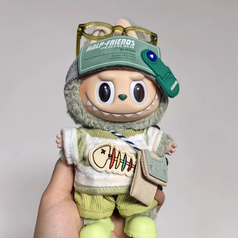 

New Arrival For Labubu Doll Clothes Idol Cute Mini Plush Doll Clothes Korea Idol Doll Accessories Diy Accessories Set No Doll