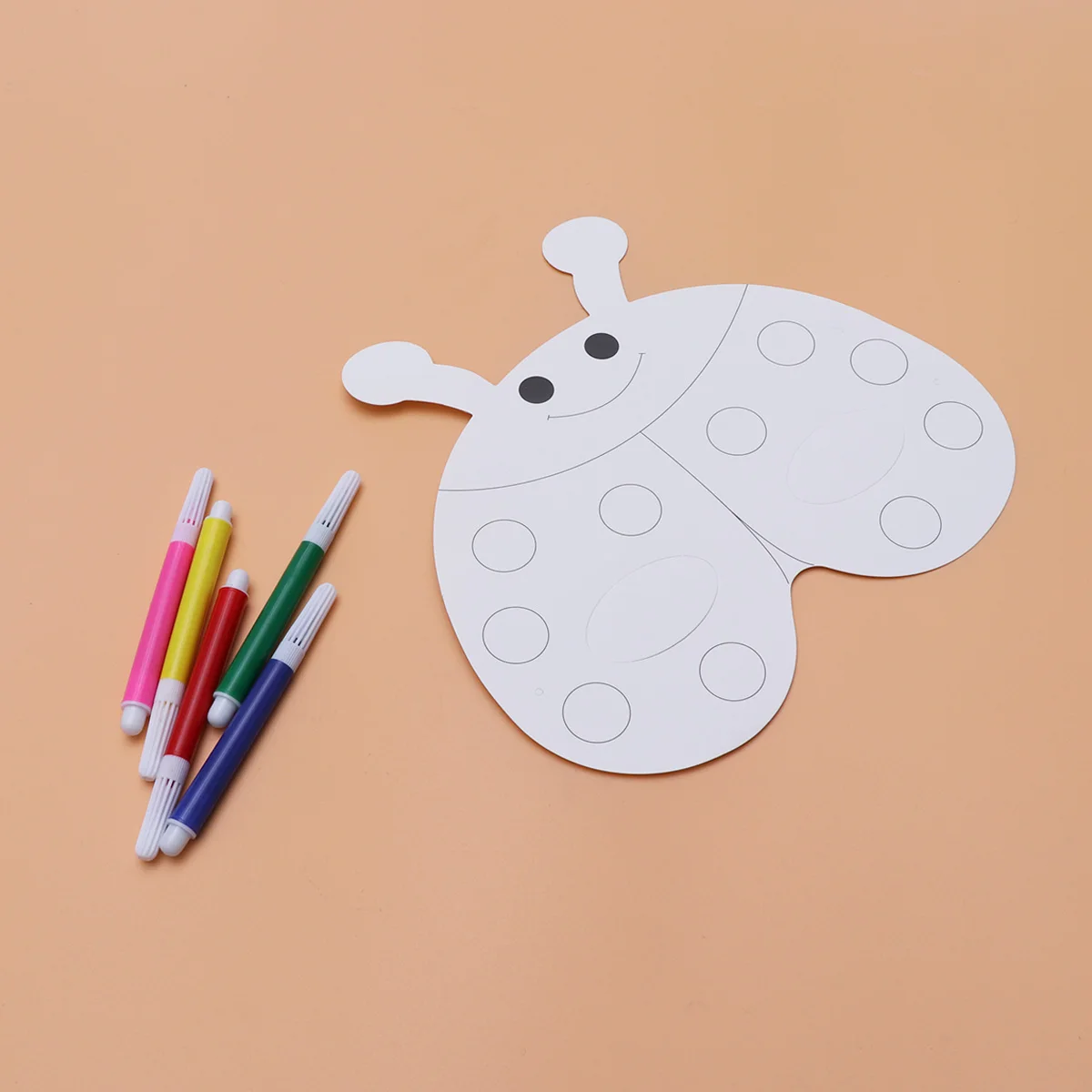 Hand Painted Mask Blank Masks to Paintable Sheep Craft Kid Paper Face Kids Ladybug Toys